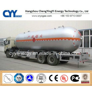 China LNG Liquid Oxygen Nitrogen Argon Carbon Dioxide Tank Car Semi Trailer